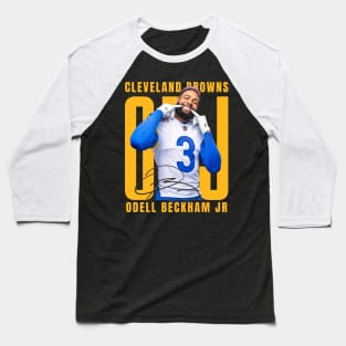 Odell Beckham Jr Aesthetic Tribute 〶 Baseball T-Shirt